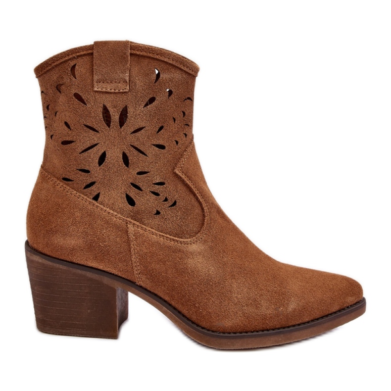 Boots Model Da SN622-20 Camel Suede - Step in style brown