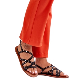 Sandals Model Alemona THS-88 Black - Step in style