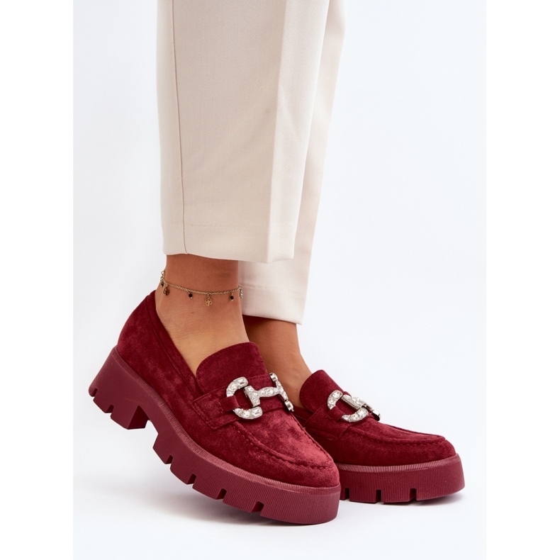 Moccasins Model Ellise G422 Bordo - Step in style red