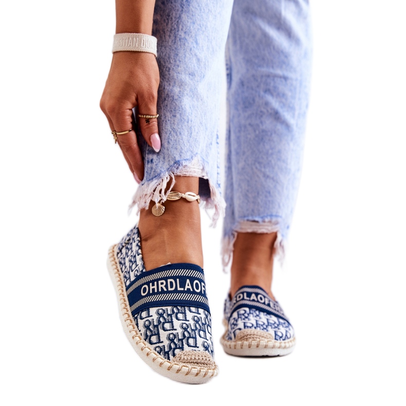 Espadrilles Model Warm Time NB358P Blue - Step in style
