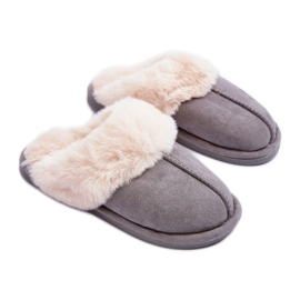 Slippers Model Pinky BO-609 Gray - Step in style grey Slippers Model Pinky BO-609 Gray - Step in style grey