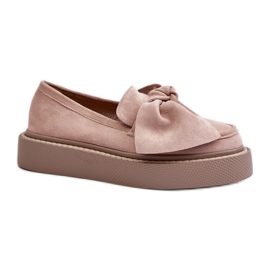 Moccasins Model Naivine JH372 Powder Pink - Step in style