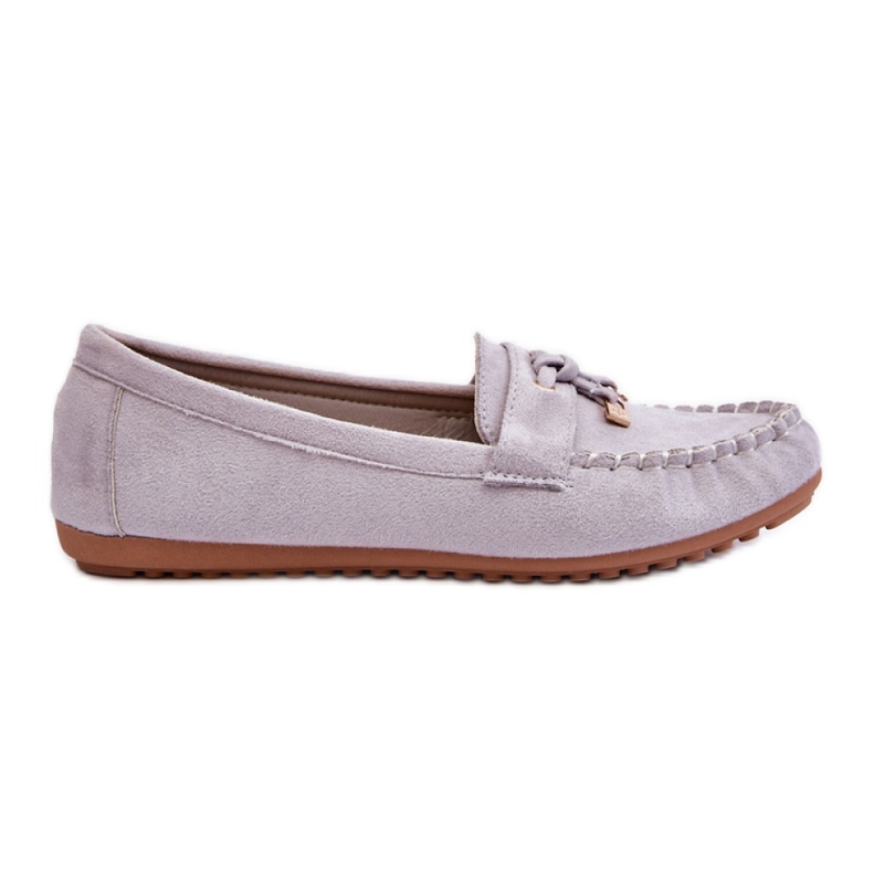 Moccasins Model Good Time ZA28P Gray - Step in style grey
