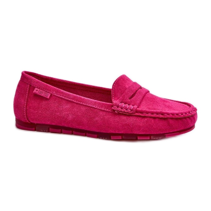 Moccasins Model Big Star NN274934 Memory Foam System Fuchsia - Step in style pink