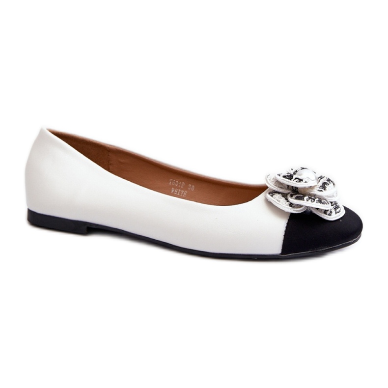 Ballet flats Model Divinella T601P White - Step in style