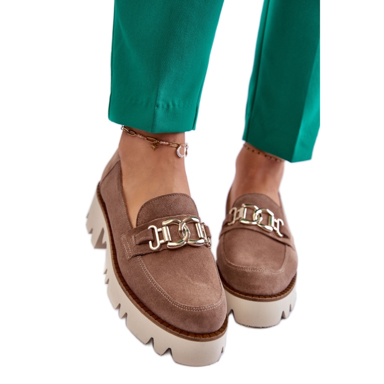 Shoes Model Laura Messi 2489 Brown - Step in style beige