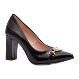 Pumps Model Zazoo 2453/OS Black Leather - Step in style