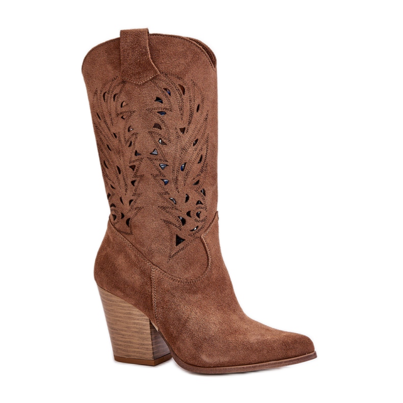 Boots Model Lewski 3609 Brown Suede - Step in style