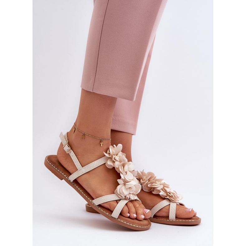 Sandals Model Abidina JL85 Beige - Step in style