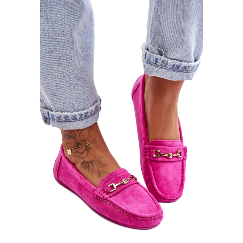 Moccasins Model Corinell FT247 Pink - Step in style