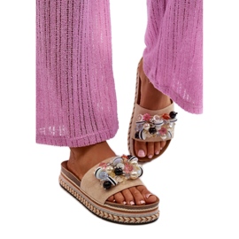 Sandal Flip-flops Model S.Barski HY077 Beige - Step in style