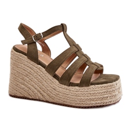 Sandals Model Gnosis H8-689 Green - Step in style