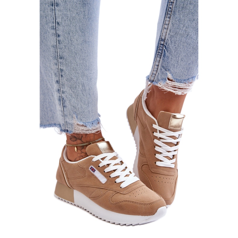 Sports Shoes Model Merida BK939-63 Beige - Step in style