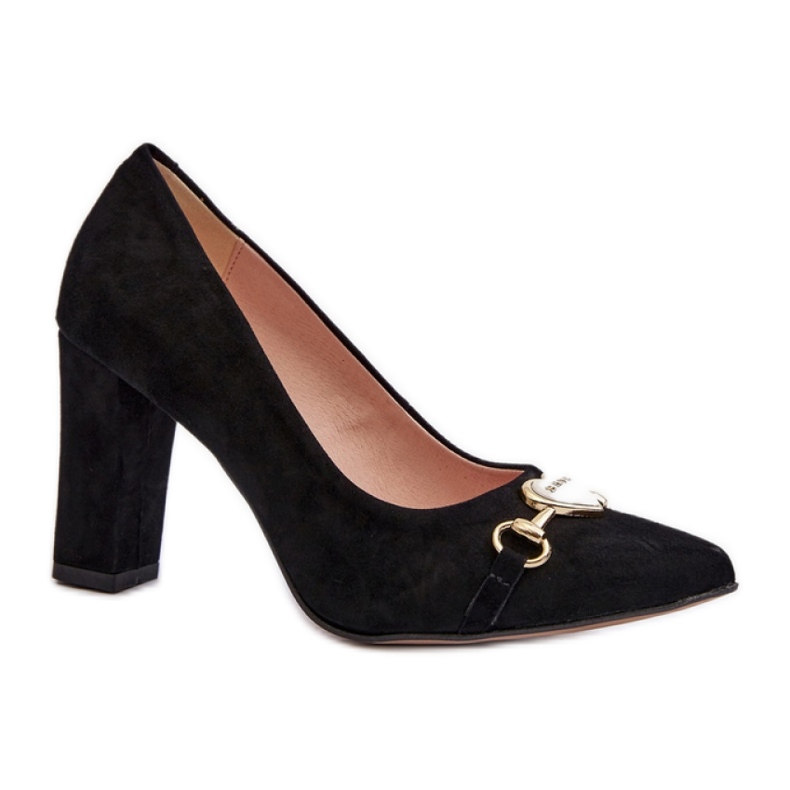 Pumps Model Zazoo 2453/OS Black Suede - Step in style