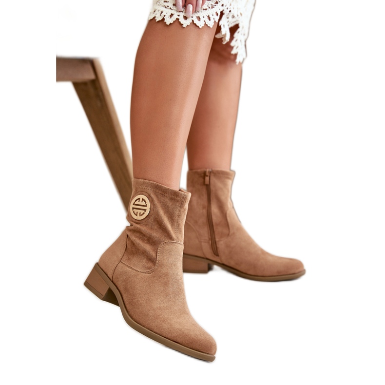 Boots Model Lerioria ASA198-28 Beige - Step in style