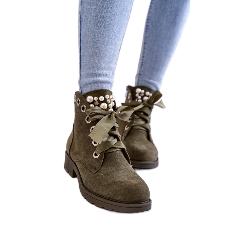 Boots Model Raiso CLS-206 Green - Step in style