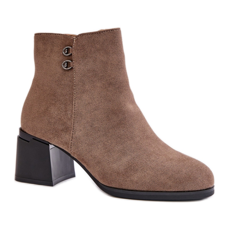Boots Model Tinamar ZY202-1 Dark Beige - Step in style