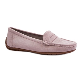 Moccasins Model Lenvie FT245 Violet - Step in style purple