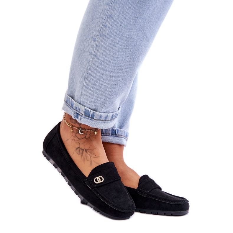 Moccasins Model Castelo JU052 Black - Step in style
