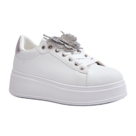 Sports Shoes Model Naritevia YY-23 White/Silver - Step in style