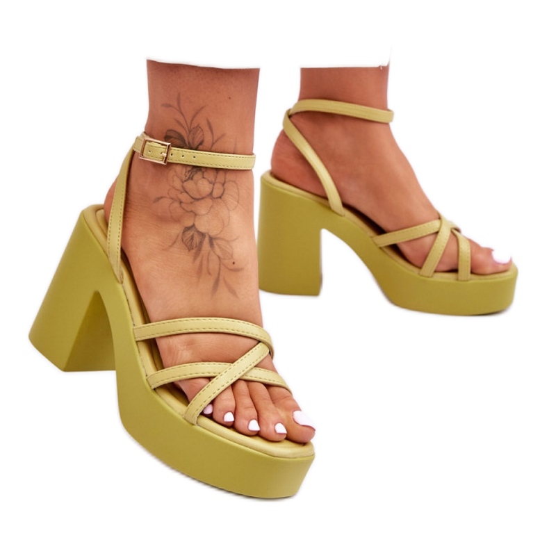 Sandals Model Shemira 78-130 Green - Step in style