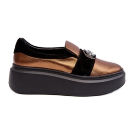 Shoes Model Laura Messi 2697/744-300 Gold - Step in style yellow Shoes Model Laura Messi 2697/744-300 Gold - Step in style yellow