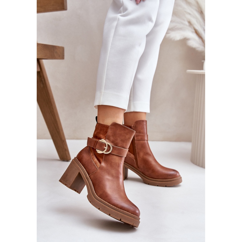 Boots Model Inabelle M767 Camel - Step in style brown