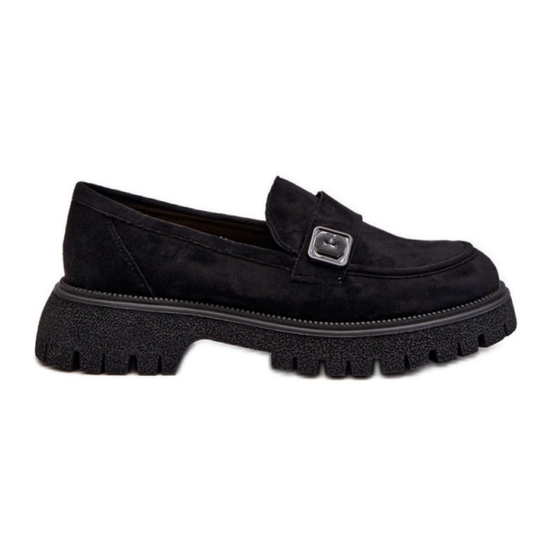Moccasins Model Flanila 62124 Black Suede - Step in style