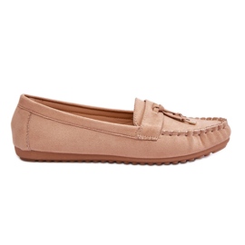 Moccasins Model Good Time ZA28P Dark Beige - Step in style