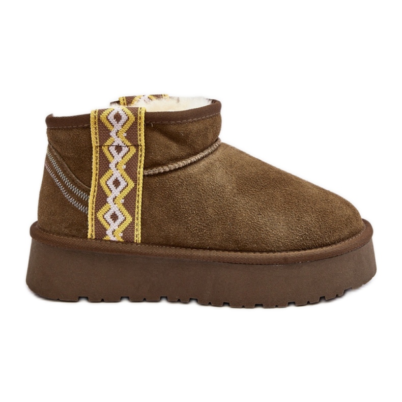 Snow boots Model Vebissat W5829 Green - Step in style