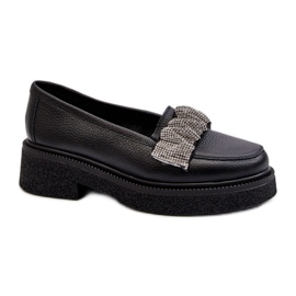 Moccasins Model Zazoo 3419 Black Leather - Step in style