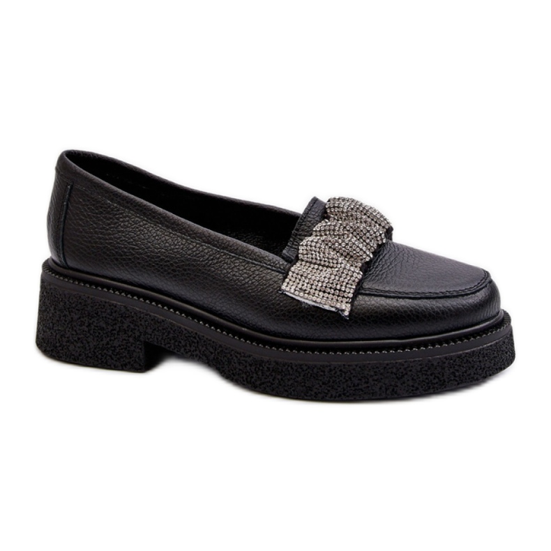 Moccasins Model Zazoo 3419 Black Leather - Step in style