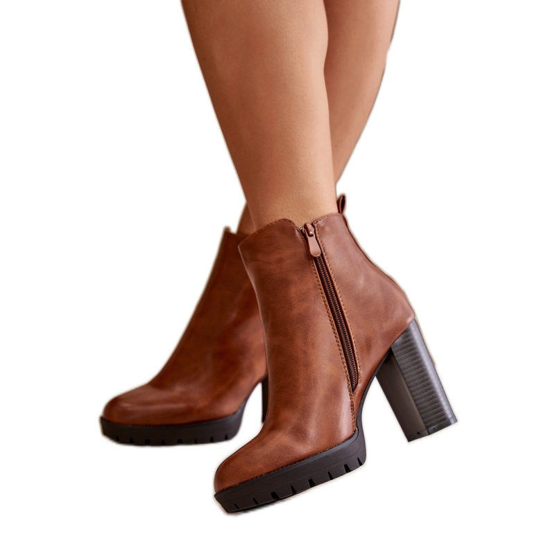 Boots Model Bioria UK157 Camel - Step in style brown