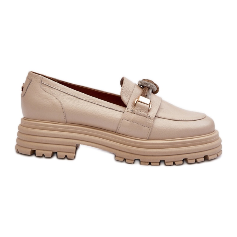Loafers Model Laura Messi 2780 Beige - Step in style