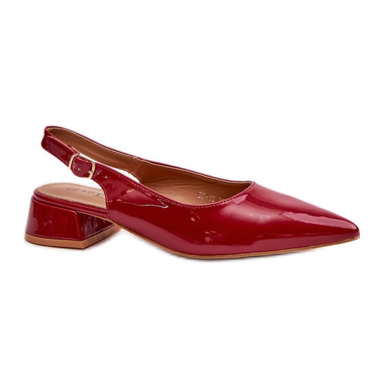 Ballet flats Model Anarinne BF-18 Burgundy - Step in style red