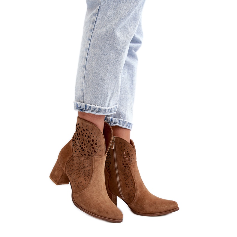 Boots Model Zazoo 3166/P Camel - Step in style brown