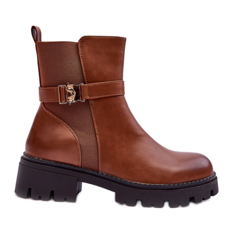 Chelsea boots Model Elspetia F35 Brown Leather - Step in style
