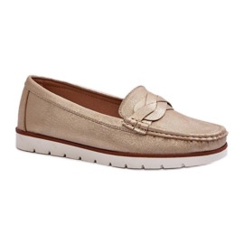 Moccasins Model Nestalia 834281 Gold - Step in style yellow Moccasins Model Nestalia 834281 Gold - Step in style yellow