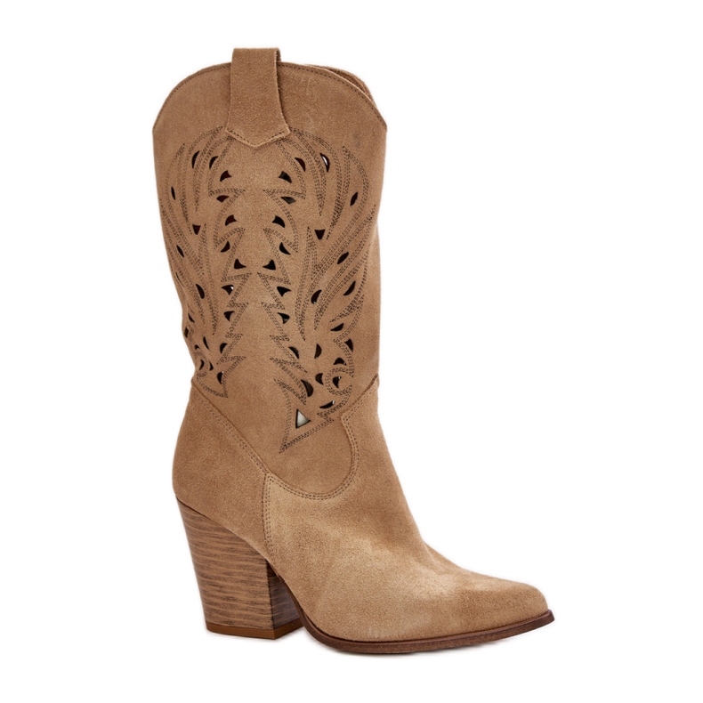 Boots Model Lewski 3609 Beige Suede - Step in style