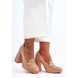 Pumps Model Alisa M046 Nude - Step in style beige Pumps Model Alisa M046 Nude - Step in style beige