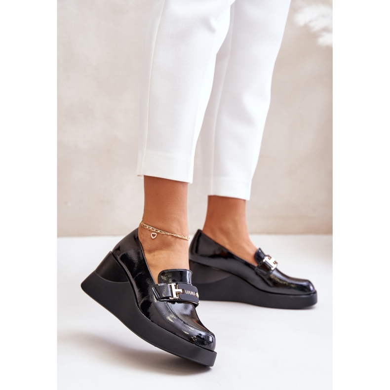 Moccasins Model Vinceza 58337 Black - Step in style