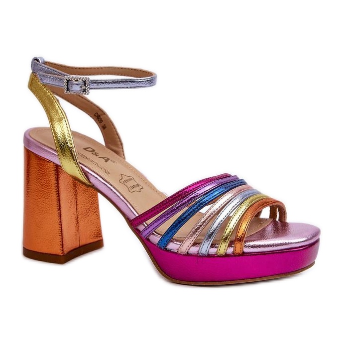 Sandals Model Da CR920 Multicolor Pink - Step in style multicolored
