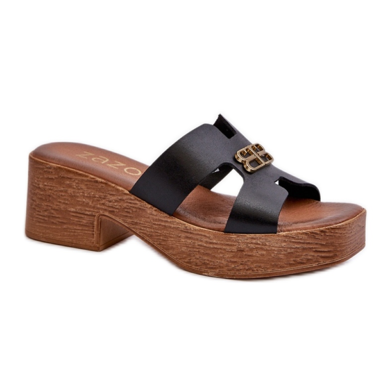 Sandal Flip-flops Model Zazoo 40412 Black - Step in style