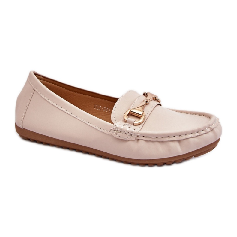 Moccasins Model Demese NN22-991 Beige - Step in style