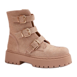 Model Ciascia HB-277 Beige boots - Step in style