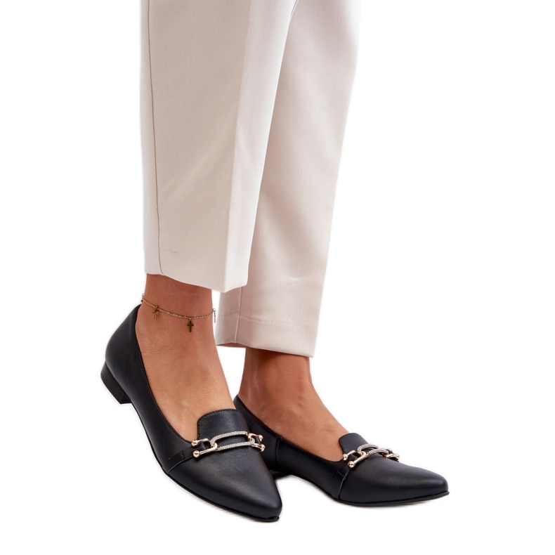Ballet flats Model Zazoo 2885/001 Black - Step in style