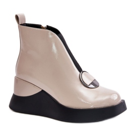 Boots Model Da MR880-136 Beige - Step in style Boots Model Da MR880-136 Beige - Step in style