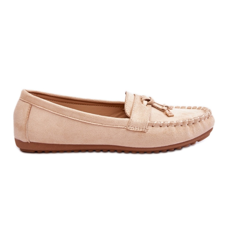 Moccasins Model Good Time ZA28P Beige - Step in style