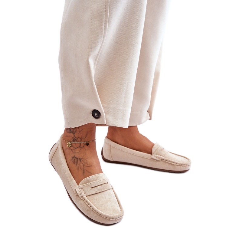 Moccasins Model Lenvie FT245 Beige - Step in style