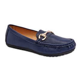 Moccasins Model Demese NN22-991 Blue - Step in style
